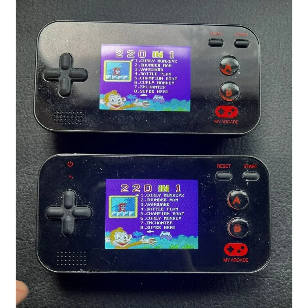 DreamGear My Arcade Gamer‎ V Portable Hand Held System 220 Games in 1 ~ Set of 2